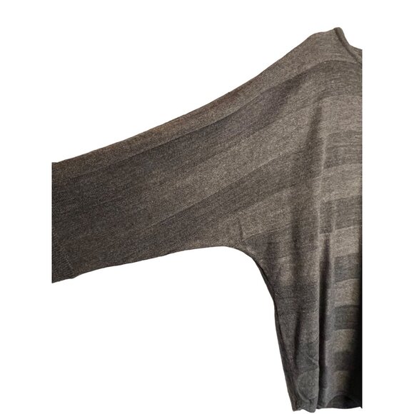 NWT Design History Women's Charcoal Sweater XXL Acrylic Round Neck 3/4 Sleeve - Picture 3 of 12